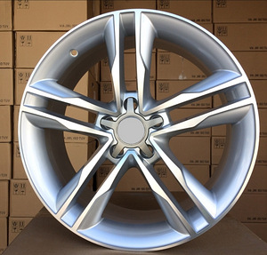 R18x8  5X112  ET  39  66.5  BK114  Polished Silver+Powder Coating (MSPC)  For AUD  (P1) (1 foto / 1)