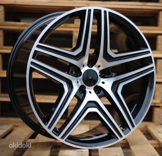 R18x8.5  5X112  ET  43  66.6  BK206  Black Polished (MB)  For MER  (K4+P)