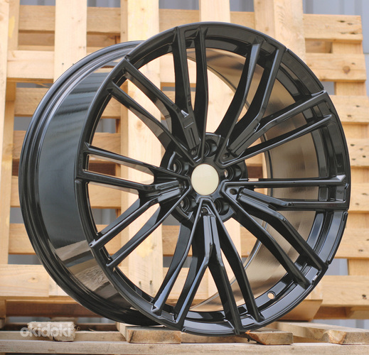 R20x8.5  5X112  ET  25  66.5  B5964  (FBX252)  Gloss Black (GB)  For BMW  (K3)  (HYBRID FORGED New Model BMW 5)