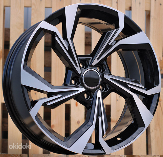 R19x8  5X112  ET  40  66.5  B5893  (IN5534)  Black Polished (MB)  For AUD  (K8+P2)