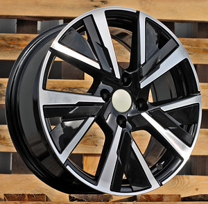 R16x6.5  4X108  ET  32  65.1  B5906  Black Polished (MB)  For PEUG  (D4)  (Carved Spokes) (1 foto / 1)