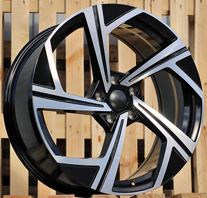 R17x7.5  5X112  ET  42  57.1  B5851  (IN5502)  Black Polished (MB)  For VW  (K7) (1 foto / 1)