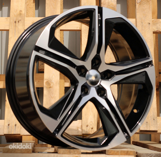 R18x7.5  5X112  ET  46  57.1  B5817  Black Polished (MB)  For SEAT  (L5)