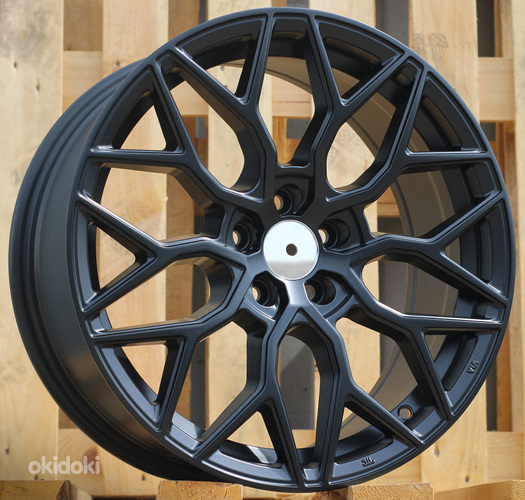 R18x8  5X108  ET  40  67.1  B5812  Black Half Matt (BLHM)  For RACIN  (R)  (Style Vossen)