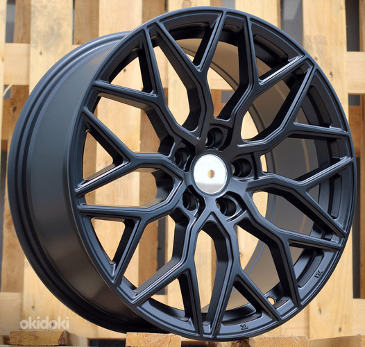 R17x7.5  5X114.3  ET  40  73.1  B5812  Black Half Matt (BLHM)  For RACIN  (R)  (STYLE VOSSEN)