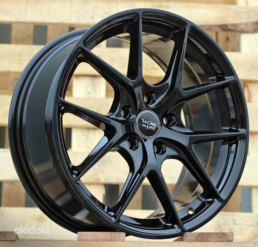 R17x7.5  5X100  ET  40  57.1  B5796  Black (BL)  For RACIN  (R)