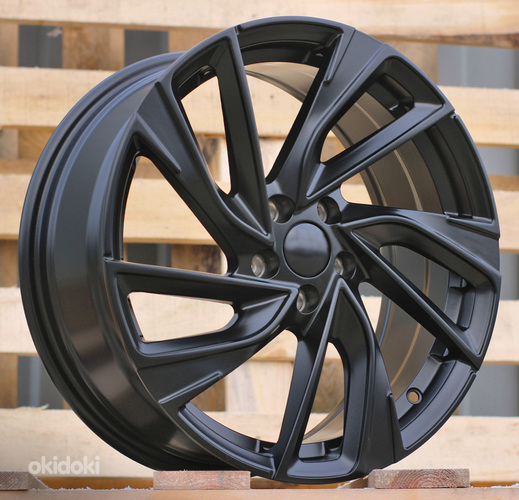 R18x7.5  5X100  ET  45  57.1  B5772  (FBX260)  Black (BL)  For VW  (Z5)  ((AKC 90 Eur)HYBRID FORGED)