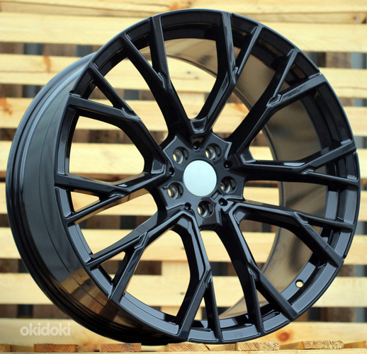 R21x9.5  5X112  ET  37  66.6  B5769  Black (BL)  For BMW  (K2+K4)  (Front+Rear)