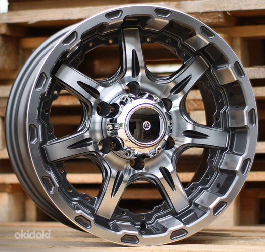 R16x8  6X139.7  ET  M10  110.1  B5763  Grey Polished (MG)  For 4X4  (R)