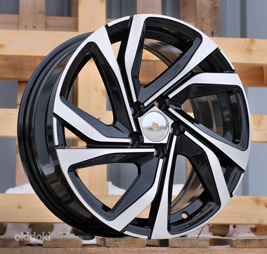 R17x7  4X100  ET  37  60.1  B5762  Black Polished (MB)  For RENAU  (P)