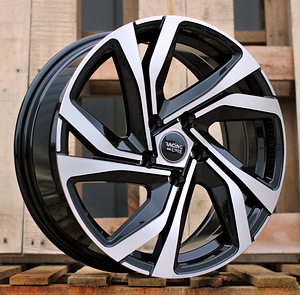 R15x6  5X100  ET  45  57.1  B5762  Black Polished (MB)  For RACIN  (R+K4) (1 foto / 1)