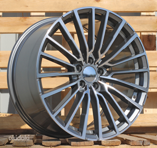 R21x10  5X112  ET  41  66.6  B5569  (IN0419)  Grey Polished (MG)  For BMW  (Z5)  (Front+Rear)