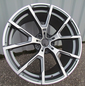 R20x10  5X120  ET  40  72.6  B5601  Grey Polished+Powder Coating (MGPC)  For BMW  (K2)  (Rear+Front) (1 foto / 1)