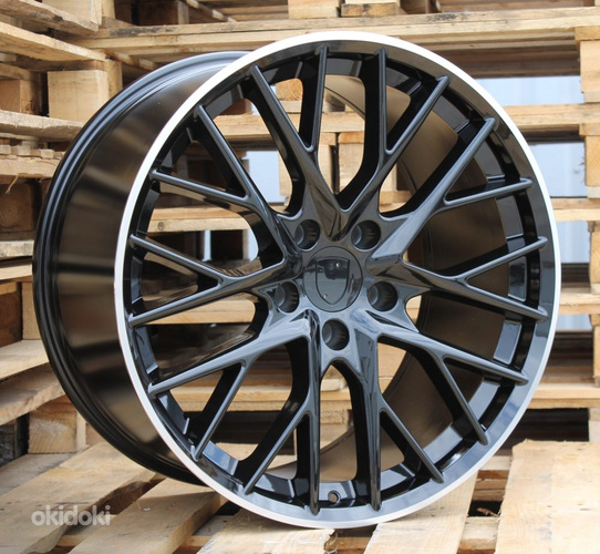 R21x11  5X130  ET  65  71.6  B5541  (LTRGW1847)  Black (BL)  For PORCH  (K3)  ((Glossy Black) (Rear+Front) FORGED)