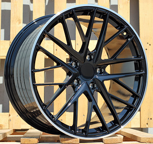 R21x11.5  5X130  ET  69  71.6  B5541  Black+Polished Lip (BLPL)  For PORCH  (M)  (Rear+Front) (1 foto / 1)