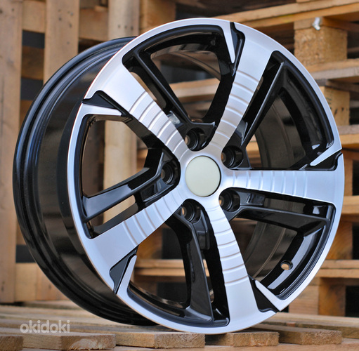 R16x7  4X108  ET  30  65.1  B5514  Black Polished (MB)  For PEUG  (R+Z4+L5)  ((AKC 70 Eur))