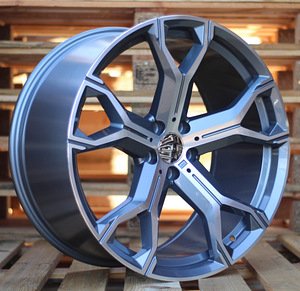 R20x9  5X112  ET  35  66.6  B5498  Grey Polished+Powder Coating (MGPC)  For BMW  (K4) (1 foto / 1)