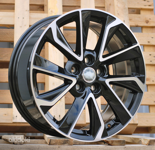 R15x6.5  5X114.3  ET  40  60.1  B5463  Black Polished (MB)  For TOYOT  (L4)