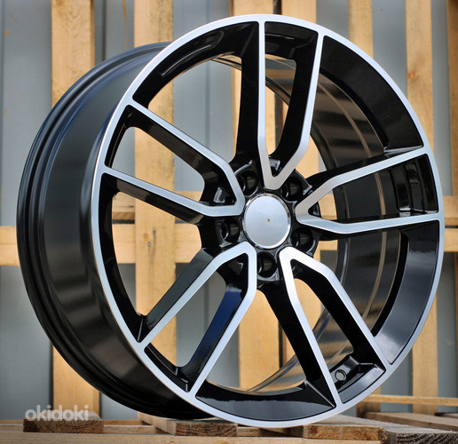 R18x8  5X112  ET  40  66.6  B5461  Black Polished+Powder Coating (MBPC)  For MER  (K4)