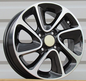 R14x5  4X100  ET  41  54.1  B5387  Black Polished+Powder Coating (MBPC)  For HYUND  (K4) (1 foto / 1)