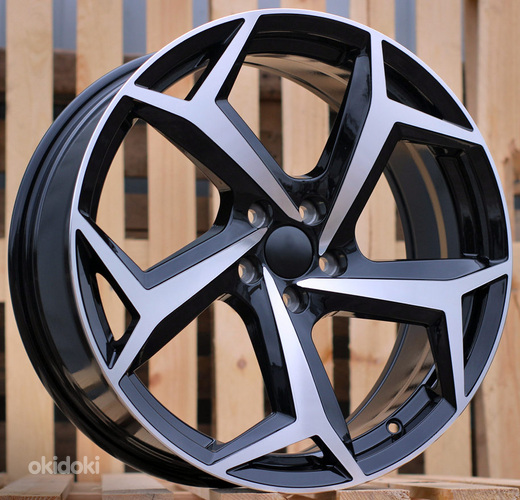 R17x7.5  5X112  ET  42  57.1  B5340  Black Polished (MB)  For VW  (L2)