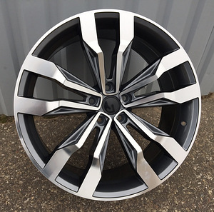 R18x8  5X112  ET  41  57.1  B5333  Grey Polished (MG)  For VW  (K2) (1 foto / 1)