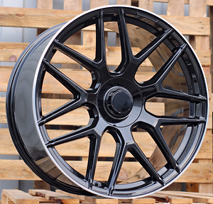 R23x10  5X130  ET  33  84.1  B5318  (A7102B)  Black+Polished Lip (BLPL)  For MER  (P)  (G Class) (1 foto / 1)