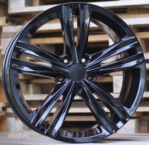 R16x7  5X100  ET  39  57.1  B5293  Black (BL)  For VW  (R)