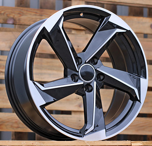 R19x8.5  5X112  ET  35  66.5  B5185  (IN5293)  Black Polished (MB)  For AUD  (K7) (1 foto / 1)