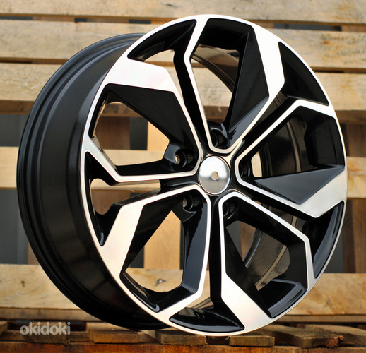 R16x6.5  5X114.3  ET  45  66.1  B5168  Black Polished (MB)  For RENAU