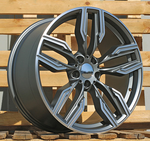 R20x8.5  5X112  ET  25  66.6  B5181  Grey Polished Half Matt (MGHM)  For BMW  (P)  (Rear+Front) (1 foto / 1)