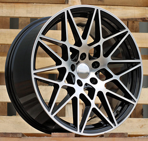 R19x8.5  5X120  ET  35  72.6  B5167  Black Polished (MB)  For BMW  (K4)  (Rear+Front) (1 foto / 1)