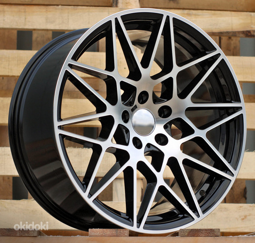R20x9.5  5X120  ET  38  72.6  B5167  Black Polished+Powder Coating (MBPC)  For BMW  (K4+K2)