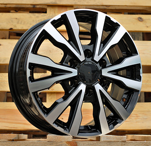 R16x6.5  6X120  ET  50  74.5  B3025  (BYF3025V)  Black Polished (MB)  For FORD  (Z2)  (HYBRID FORGED Conical for Ford) (1 foto / 1)