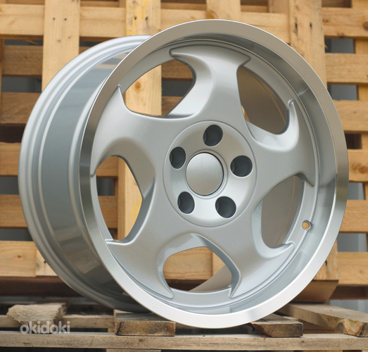 R17x9  5X120  ET  17  74.1  B2417  Silver+Polished Lip (SP)  For BMW  (Z1)  (Rear Right)