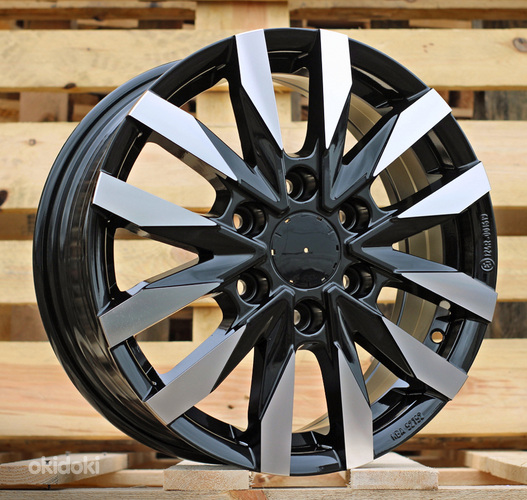 R16x6.5  6X130  ET  54  84.1  B3023  Black Polished (MB)  For MER  (Z2)  (HYBRID FORGED(max 1400kg))