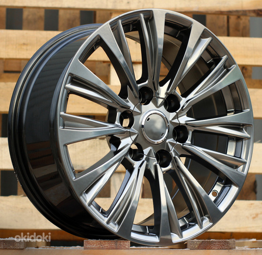 R18x8  6X139.7  ET  25  106.1  B1778  Hyper Black (HB)  For TOYOT  (K3)