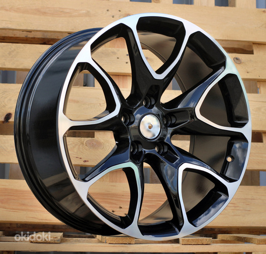 R20x9  5X127  ET  32  71.5  B1790  Black Polished (MB)  For JEEP  (Z6)