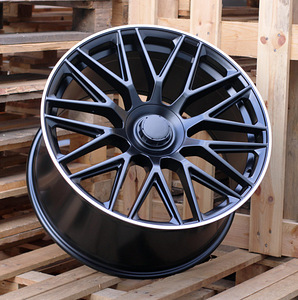 R19x8  5X112  ET  43  66.6  B1766  (XFE582)  Black Half Matt+Polished Lip (BLHMPL)  For MER  (P1)  (Rear+Front) (1 foto / 1)