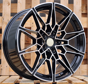 R19x8  5X120  ET  36  72.6  B1674  Black Polished (MB)  For BMW  (Z1+Z4)  (Rear+Front) (1 foto / 1)