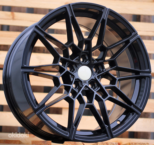 R19x9  5X120  ET  35  72.6  B1674  Black (BL)  For BMW  (K3)  (Rear+Front)