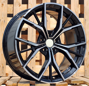 R19x8  5X120  ET  30  72.56  B1667  (FBX081)  Black Polished (MB)  For BMW  (K7)  (HYBRID FORGED Rear+Front) (1 foto / 1)
