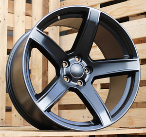 R20x9.5  5X115  ET  15  71.5  B1671  Black Half Matt (BLHM)  For DODGE  (Z1)  (Rear+Front) (1 foto / 1)