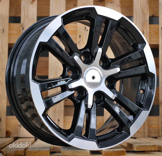 R17x7.5  6X139.7  ET  38  67.1  B1649  Black Polished (MB)  For 4X4  (K3)