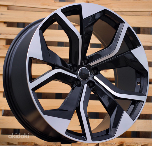 R20x9  5X112  ET  25  66.5  B1637  (H3059F)  Black Polished (MB)  For AUD  (K8)  (HYBRID FORGED)