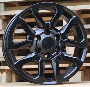R18x7.5  6X139.7  ET  25  106  B1623  Black Half Matt (BLHM)  For TOYOT  (Z2)  (4x4) (1 foto / 1)