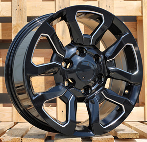 R17x7.5  6X139.7  ET  30  106.1  B1623  Black (BL)  For TOYOT  (K4)  (Milling) (1 foto / 1)