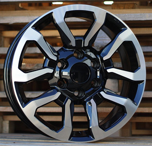 R17x7.5  6X139.7  ET  30  106  B1623  Black Polished (MB)  For TOYOT  (K3)  (4x4) (1 foto / 1)