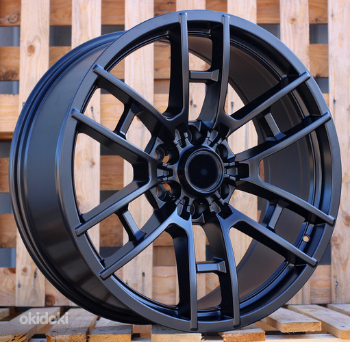 R20x9  6X139.7  ET  15  106.5  B1605  Black Half Matt (BLHM)  For TOYOT  (K3)