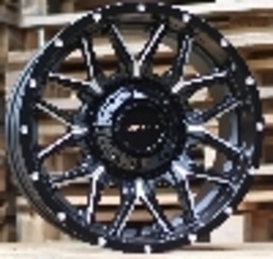 R18x9  6X114.3  ET  M12  66.1  B1592  Black Matt+Polished Lip (BMPL)  For 4X4  (K3) (1 foto / 1)